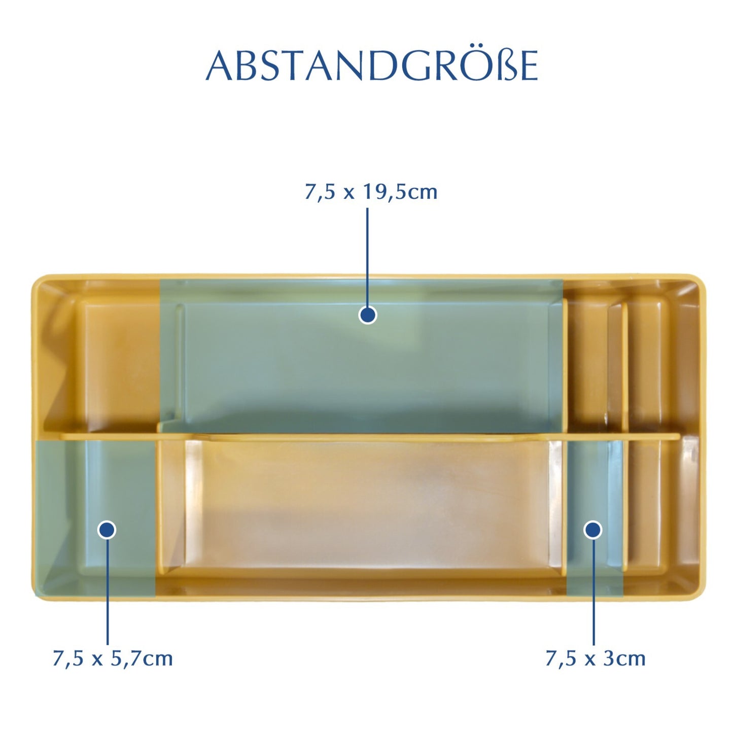 Korb Organizer mit Griff,Kunststoffkorb, Reinigungskorb,Bastelkorb,Schreibtischk