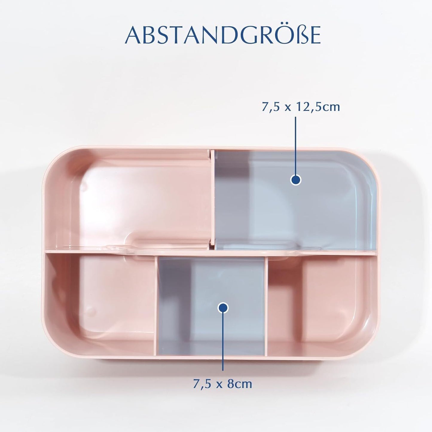 Korb Organizer mit Griff,Kunststoffkorb, Reinigungskorb,Bastelkorb,Schreibtischk