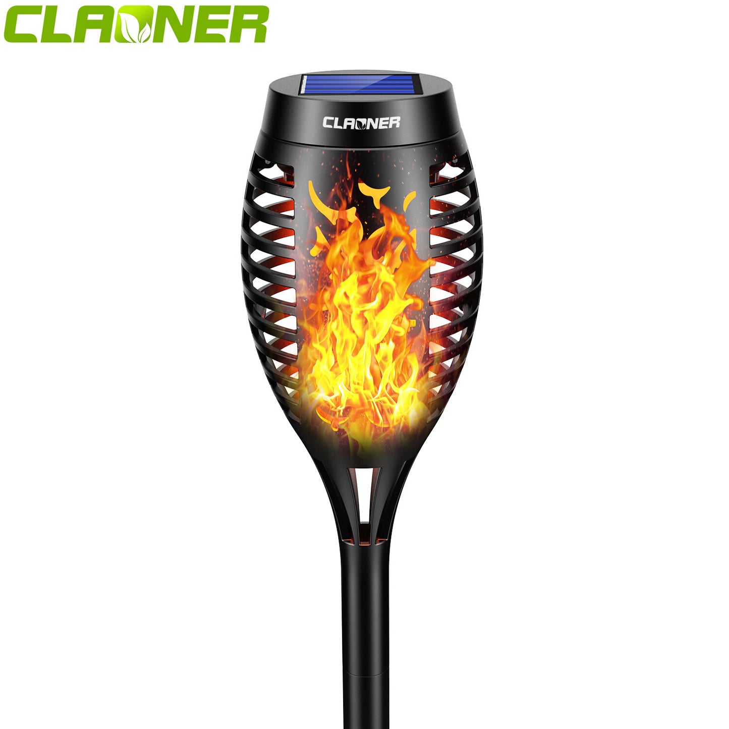 Solar Gartenfackel 12 LED mit Flammeneffekt – Wasserdicht & Kabellos