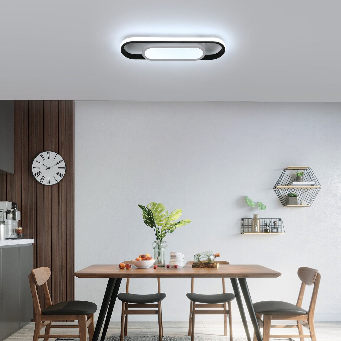 LED Deckenleuchte Panel – Moderne LED Lampe für Schlafzimmer, Wohnzimmer, Bad, Flur und Küche