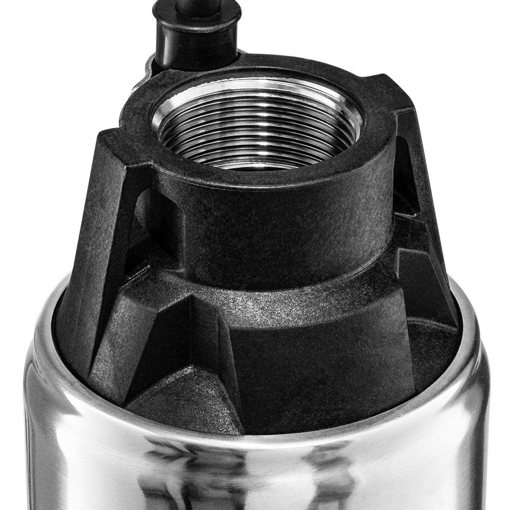 TROTEC Tiefbrunnenpumpe TDP 370 E – Edelstahl Brunnenpumpe 700 W, Garten- & Hauswasserpumpe