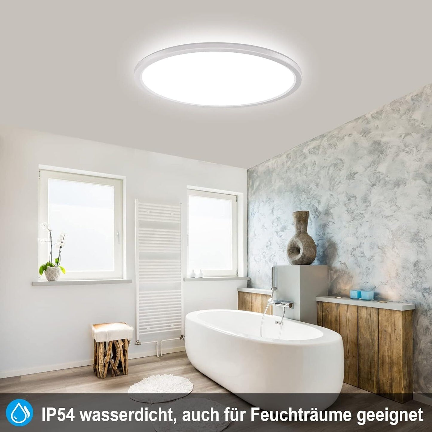 RGB LED Deckenlampe 28W – Dimmbar mit Fernbedienung, Farbwechsel & Nachtlichtfunktion