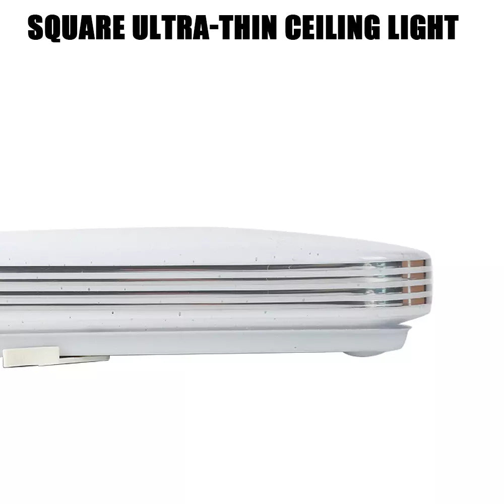 RGB LED Deckenlampe Dimmbar mit Fernbedienung – Moderne Wohnzimmerleuchte für 10–30 m²