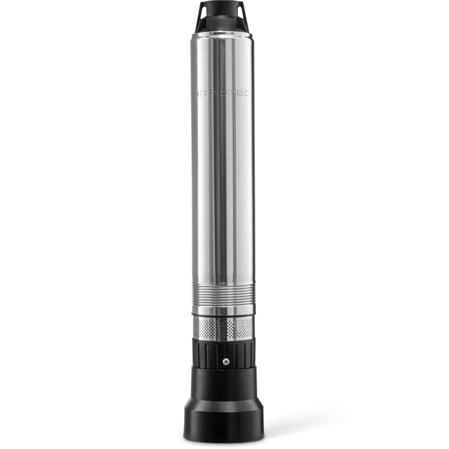 TROTEC Tiefbrunnenpumpe TDP 370 E – Edelstahl Brunnenpumpe 700 W, Garten- & Hauswasserpumpe