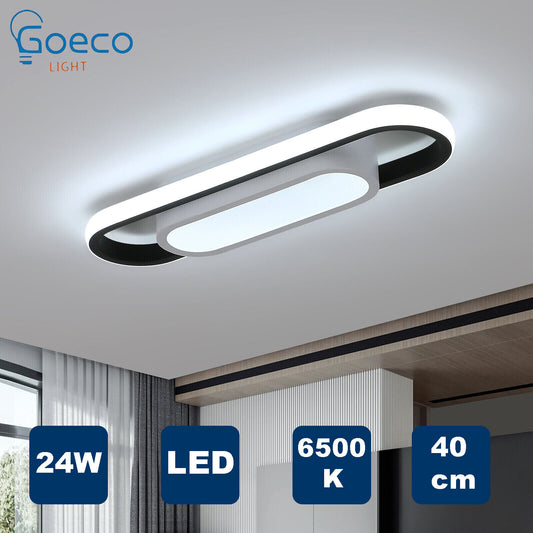 LED Deckenleuchte Panel – Moderne LED Lampe für Schlafzimmer, Wohnzimmer, Bad, Flur und Küche