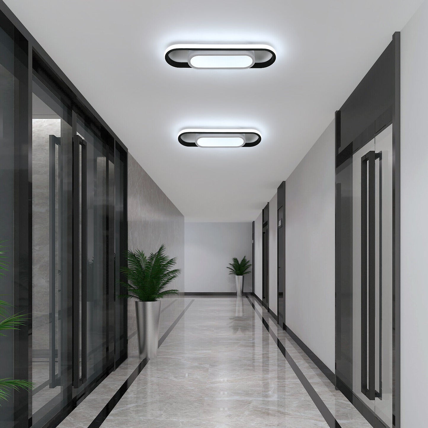 LED Deckenleuchte Panel – Moderne LED Lampe für Schlafzimmer, Wohnzimmer, Bad, Flur und Küche