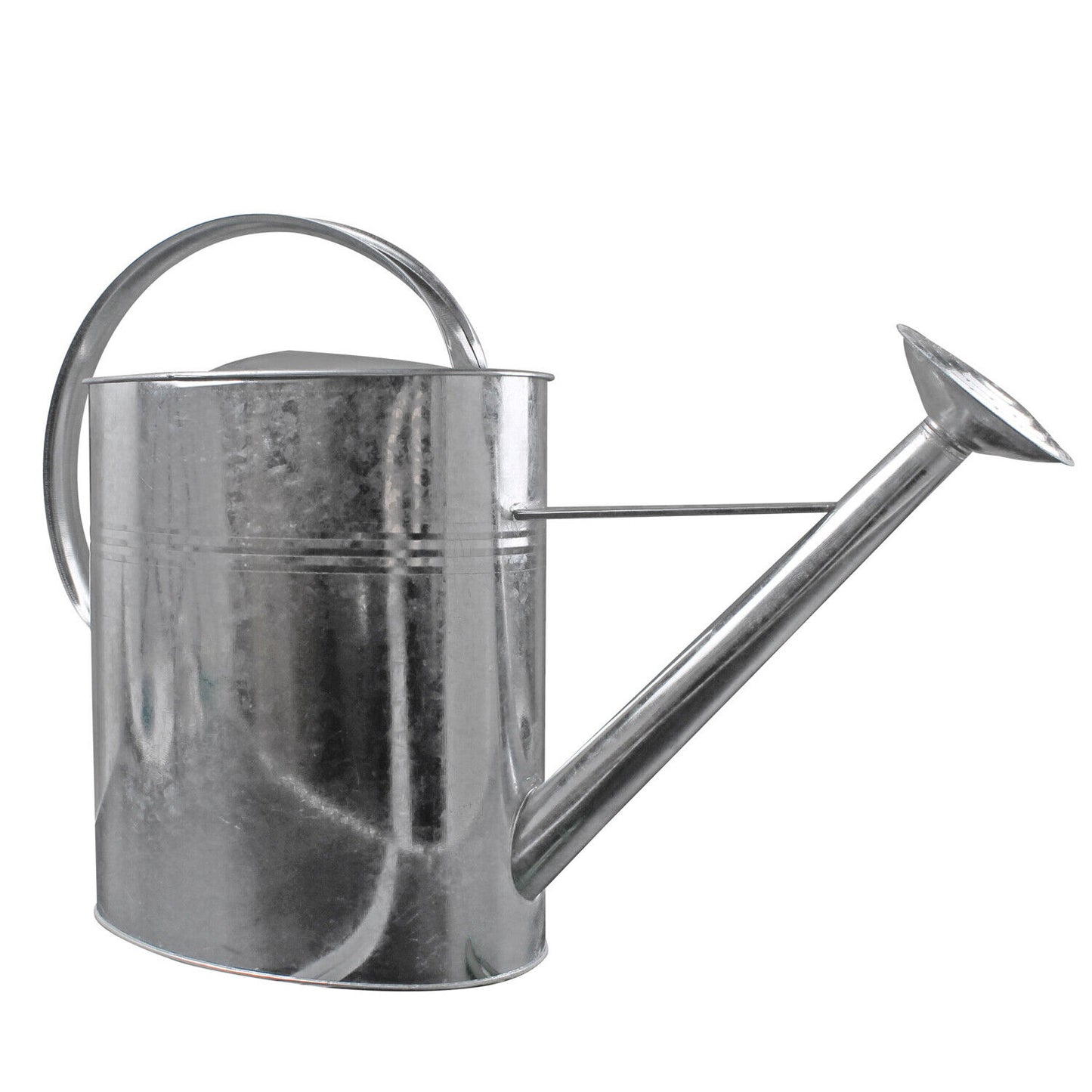 Zinkgießkanne 10L – Verzinkt mit Brause, Metall, für Garten & Pflanzen