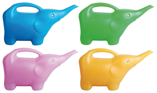 Esschert „Elefant“ Gießkanne – Mehrfarbig, 1,6L, für Kinder & Garten